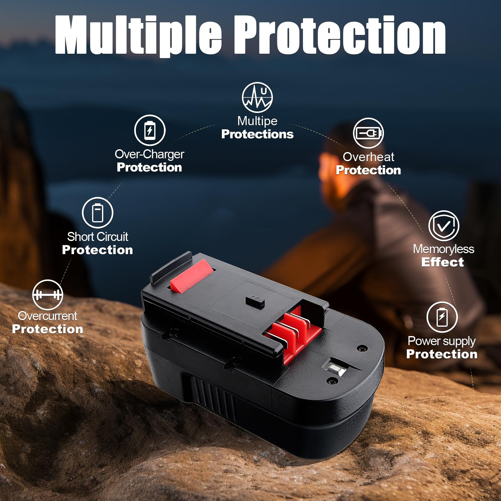 PDstation HPB18 in-use example with cordless drill for practical use