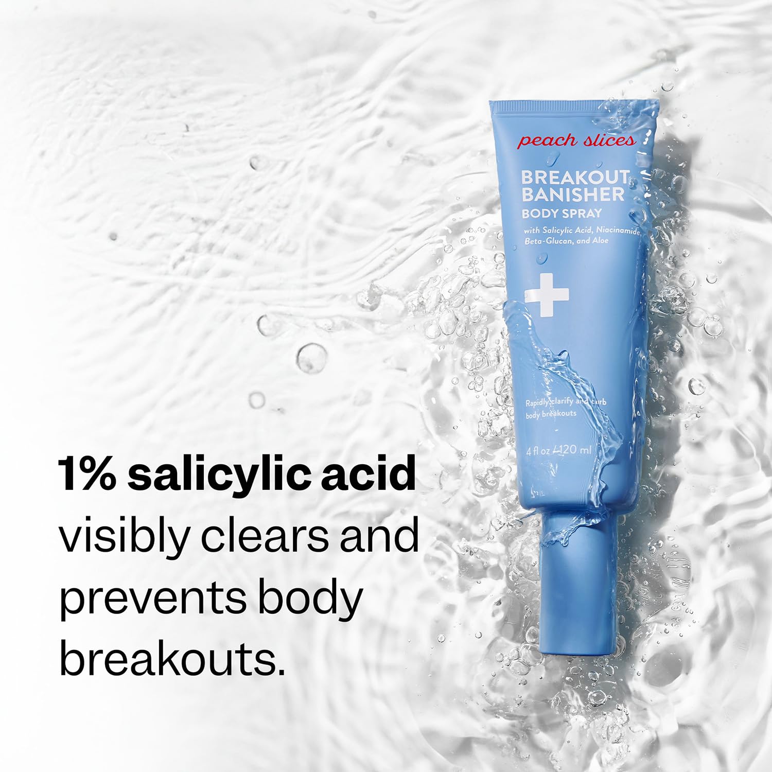 Peach Slices Breakout Banisher 1 percent Salicylic Acid exfoliation for pores