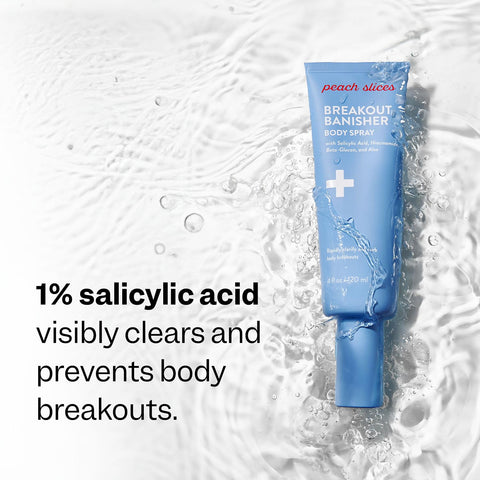 Peach Slices Breakout Banisher 1 percent Salicylic Acid exfoliation for pores