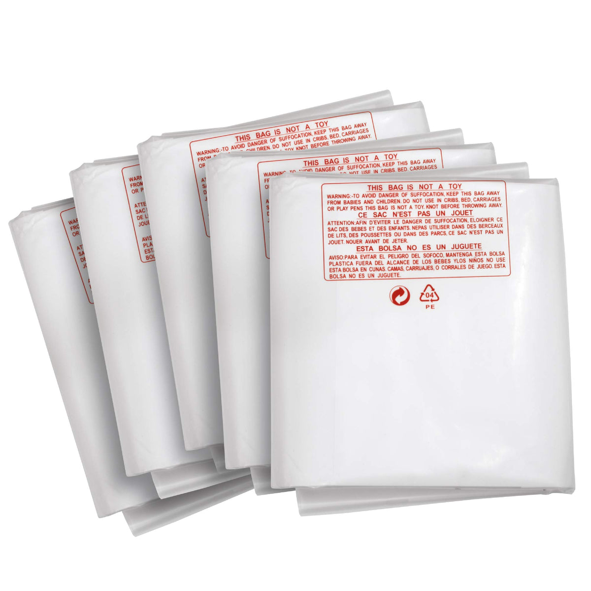 Peachtree clear dust collector bag 43 inches long, fits 20-inch drums, easy disposal.