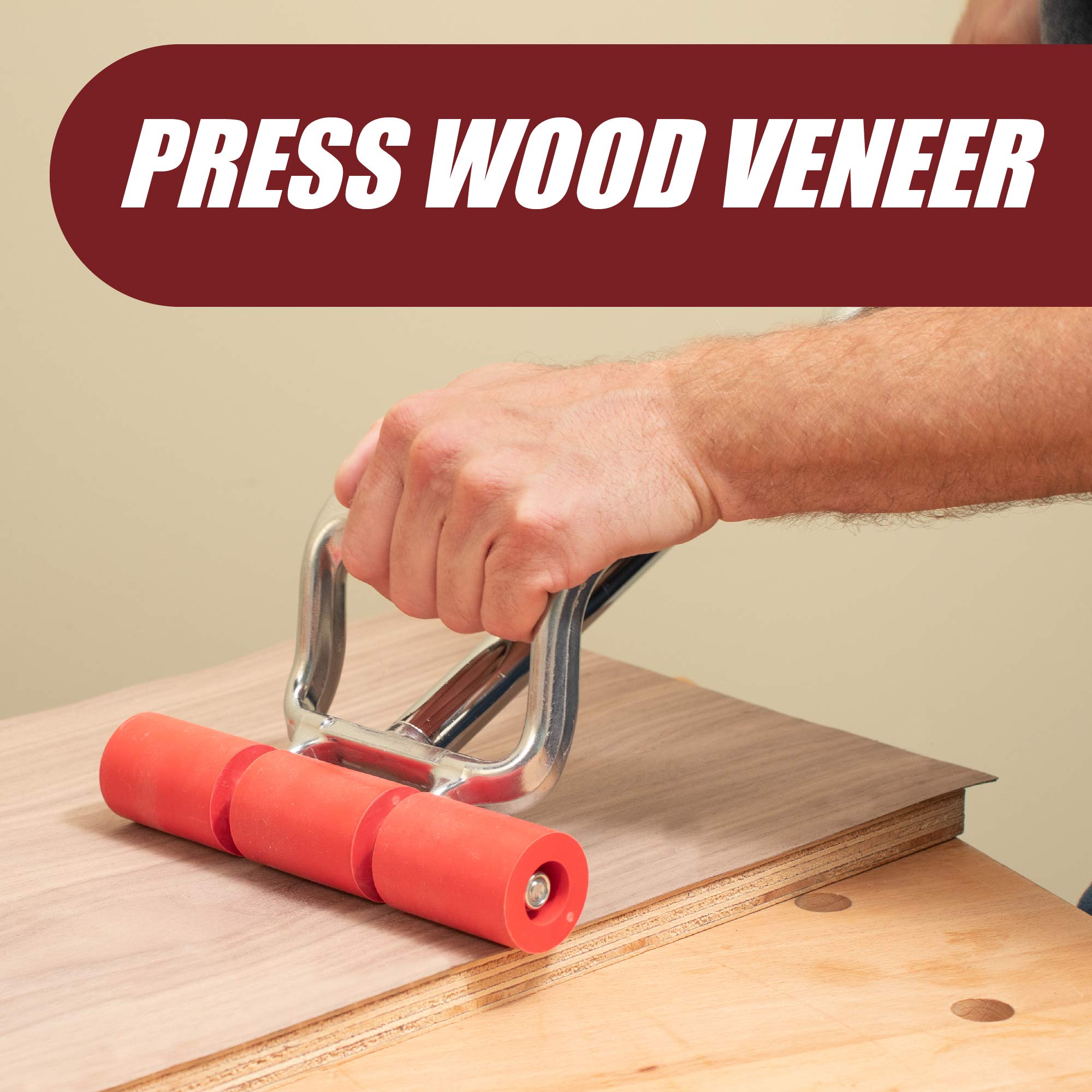 Peachtree Extendable Roller segmented rollers ensure even pressure on large surfaces
