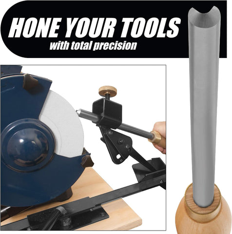 Peachtree Pro Grind Multi-Grind Jig shapes bowls and gouges for consistent edges