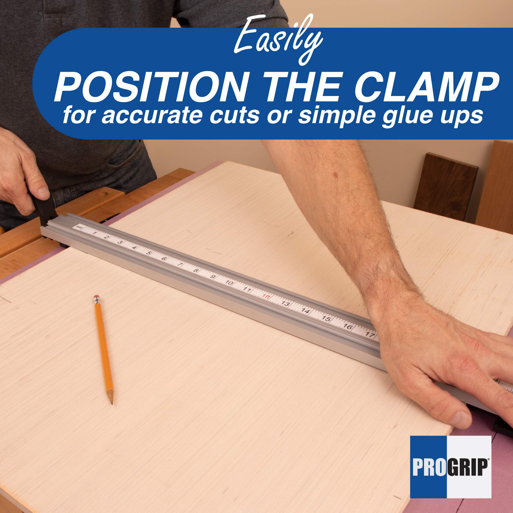 Peachtree ProGrip adjustable jaw enables precise clamping and stable cutting rails