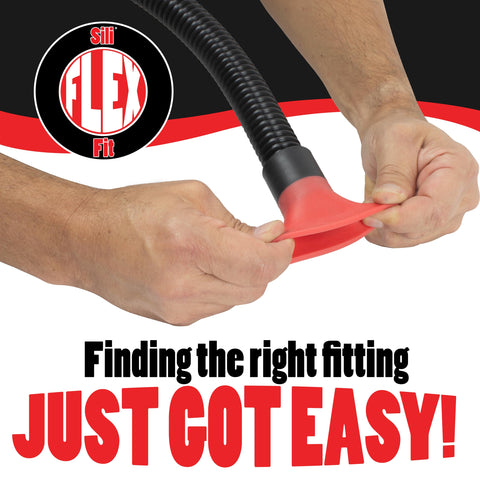 Peachtree sili-flex-fit fittings let you quickly adapt to different dust ports