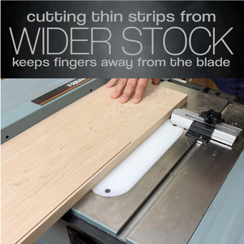 Peachtree Thin Rip Jig aluminum body provides durable, stable alignment