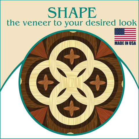 Peachtree Veneers raw wood without backing ideal for adhesive choices.