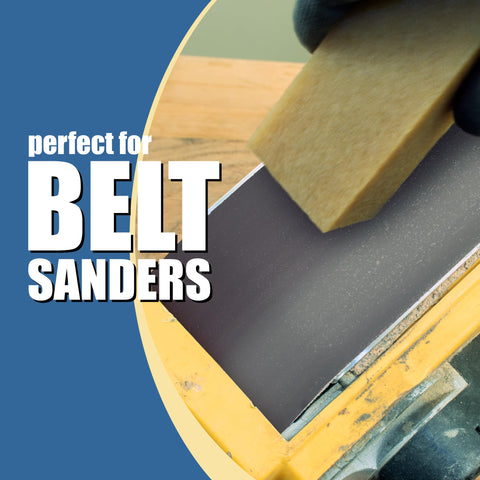 Peachtree belt sander cleaner stick lifting dust from running belt