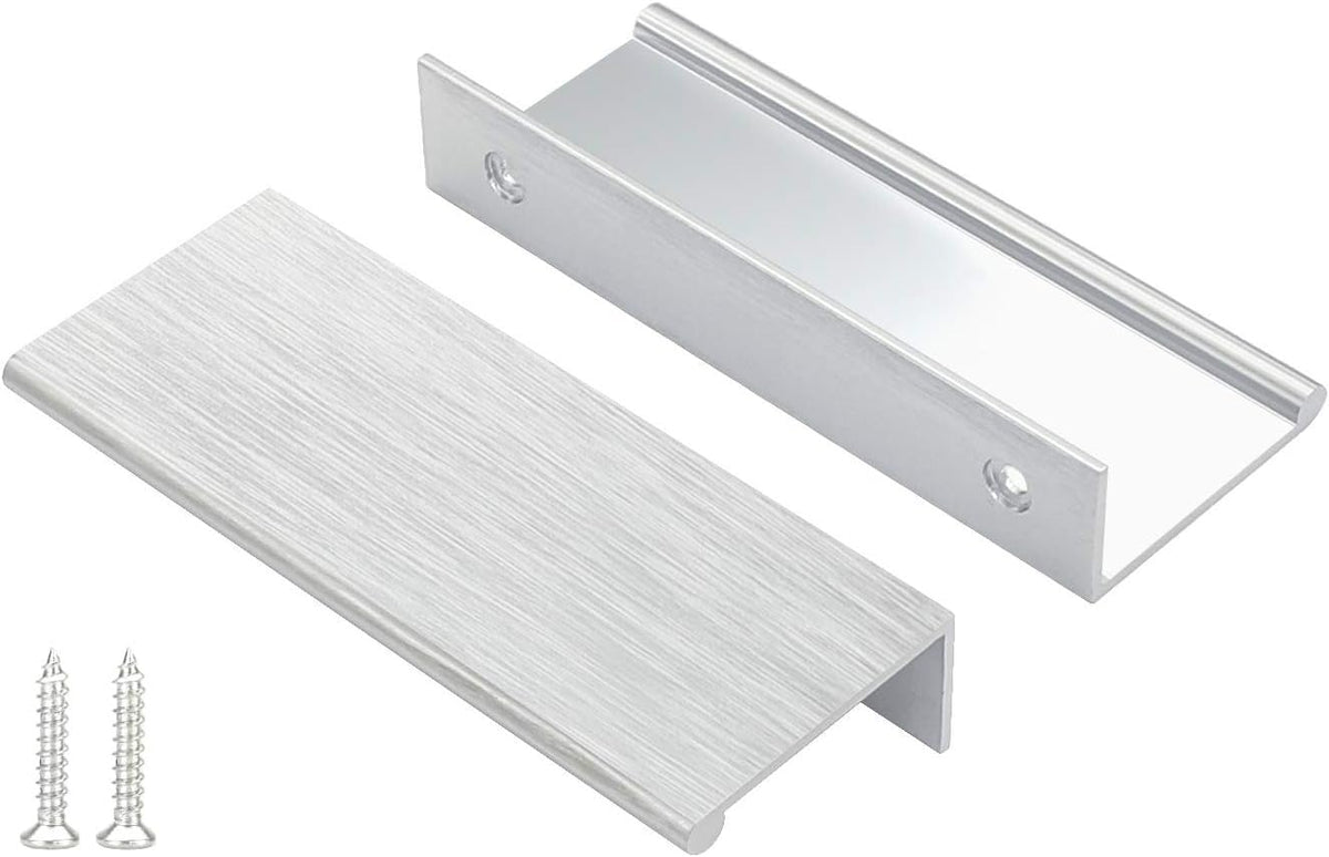 Peaha 10-pack kitchen cabinet handles brushed nickel update cabinets with a modern look.