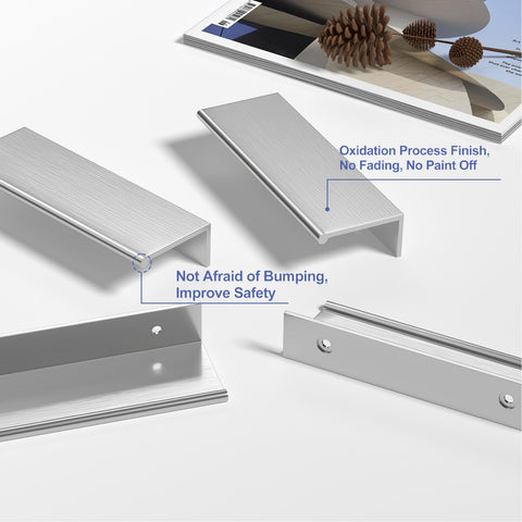76mm center-to-center spacing fits common cabinet layouts.
