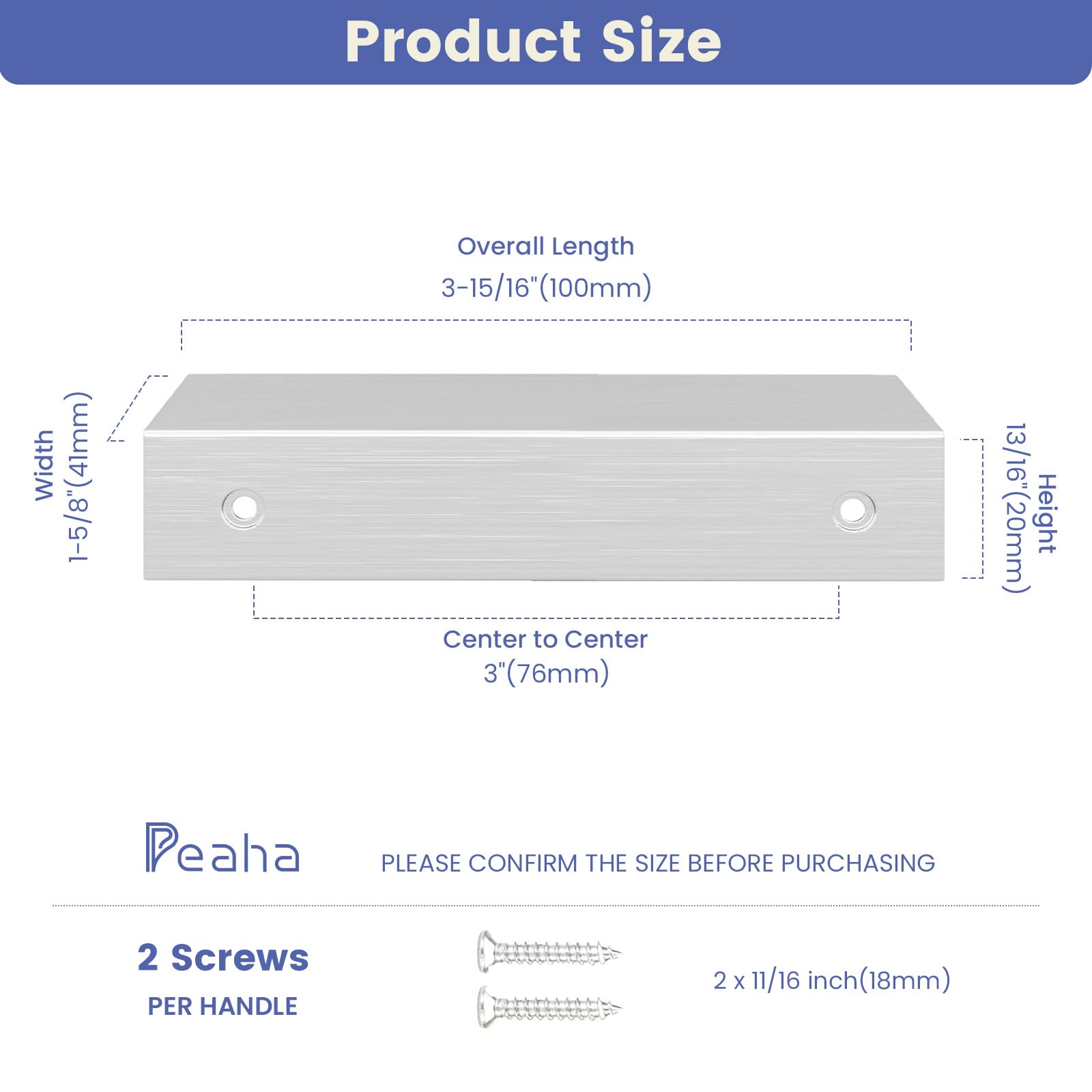 Solid aluminum construction ensures durable, one-piece feel for long-lasting use.