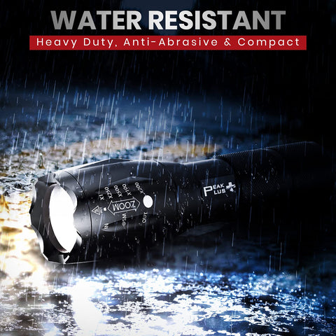 PeakPlus LFX1000 water-resistant body designed for rugged outdoor use.