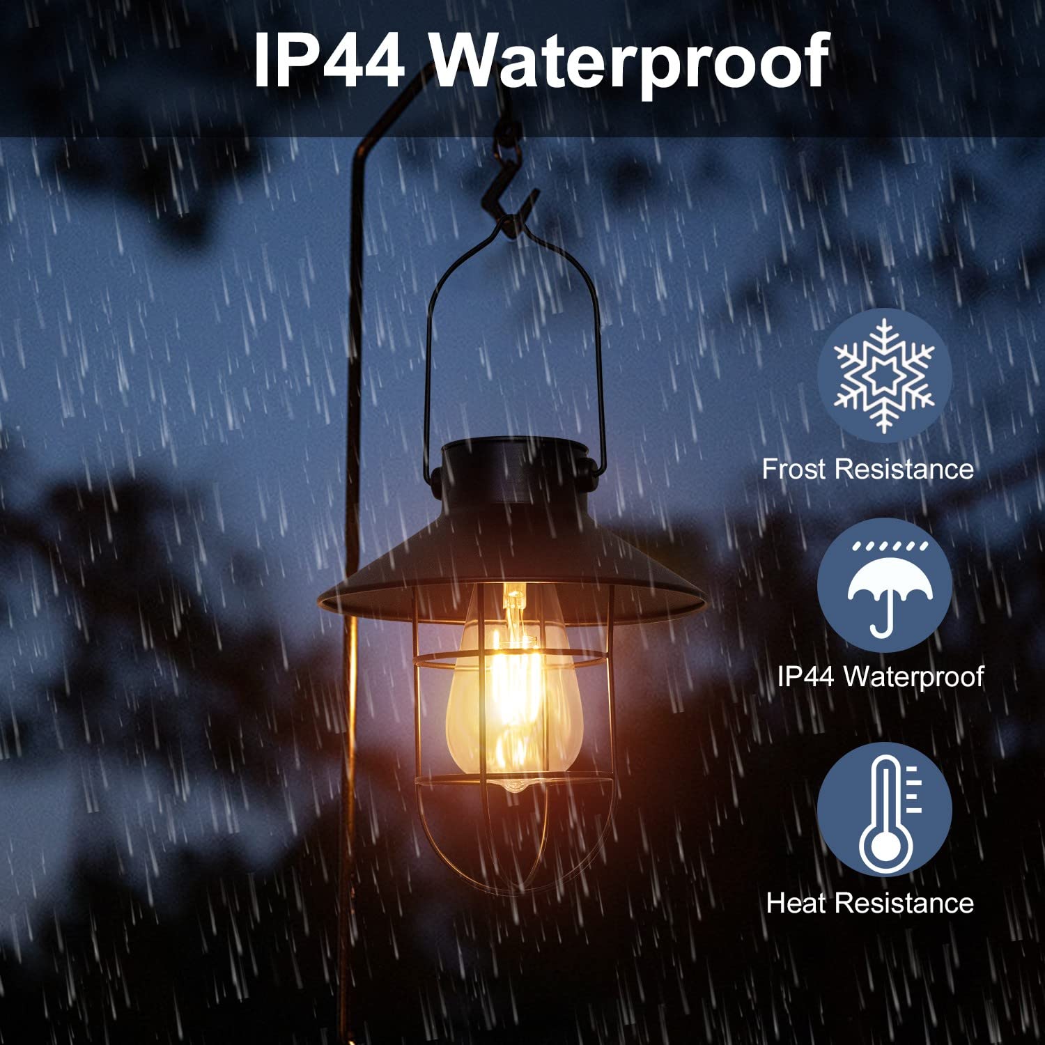 Pearlstar warm-white LED Edison bulb illuminates patios and doorways.