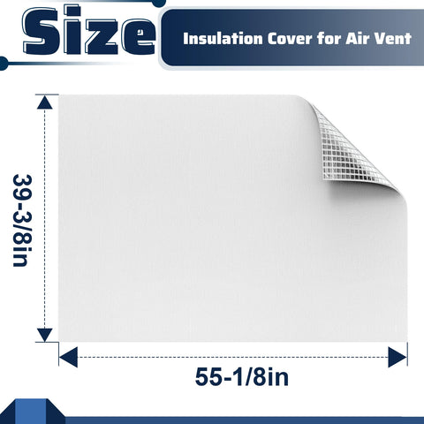 Pearwow aluminum foil seal layer adds durable heat barrier for attic vents.