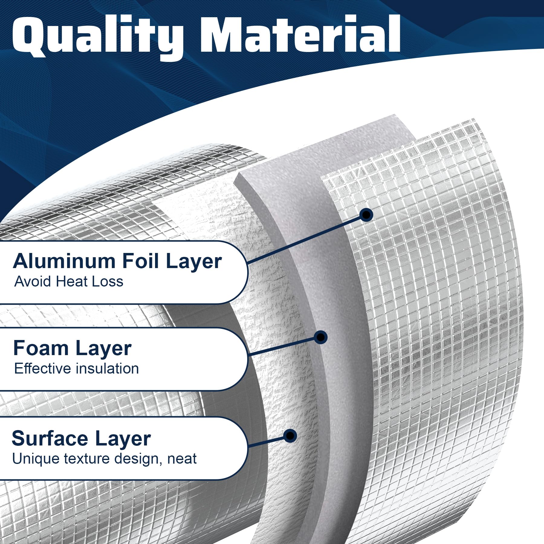 Pearwow Velcro strips ensure quick, tool-free installation and secure fit.