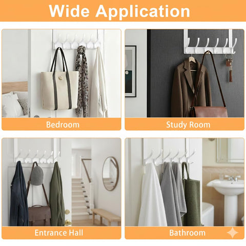 Peasulin double-layer hooks double your organizing space.