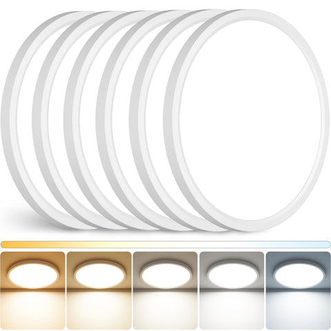 Peasur 12-inch LED ceiling light front view for hallways