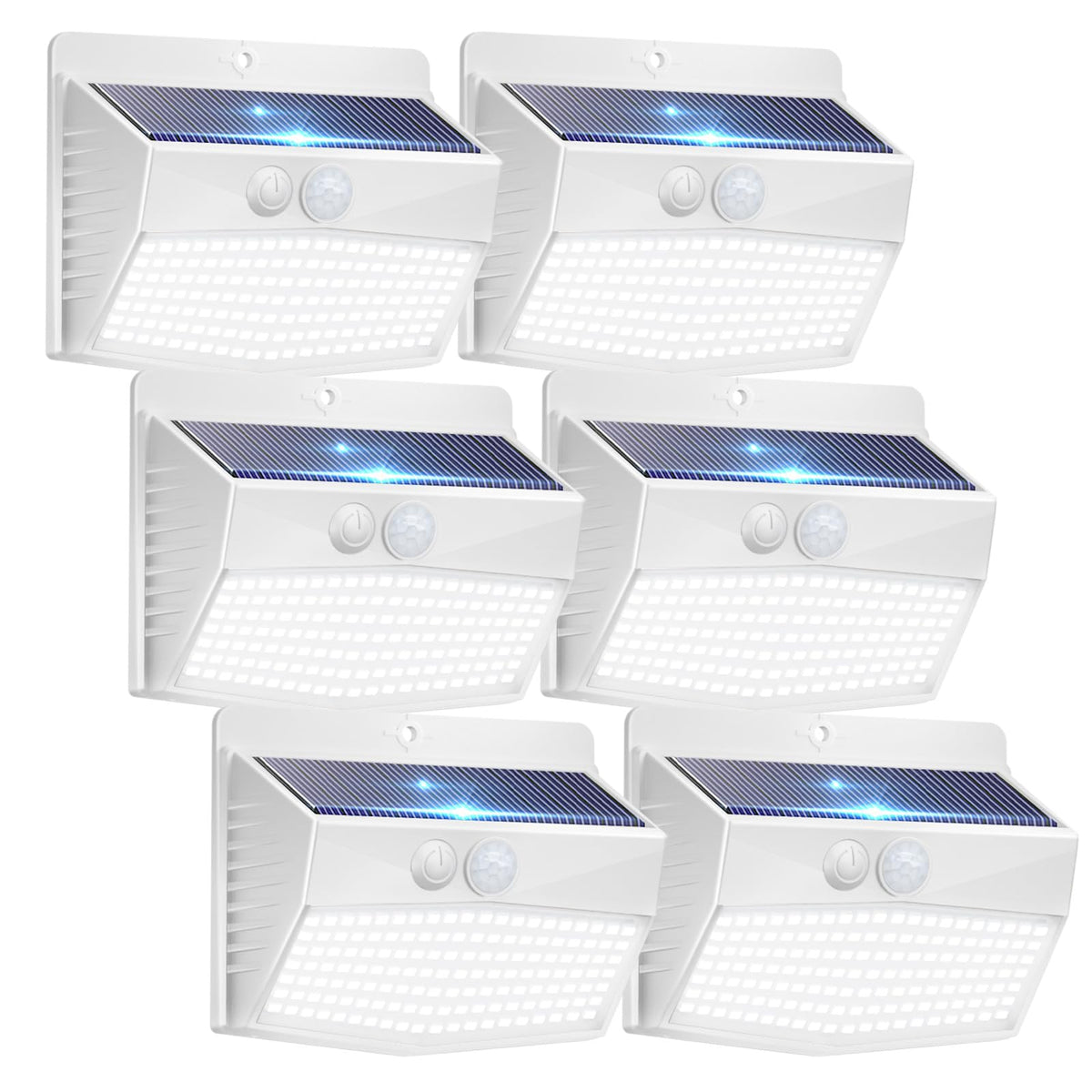 Peasur 138 LED solar light front view for bright outdoors