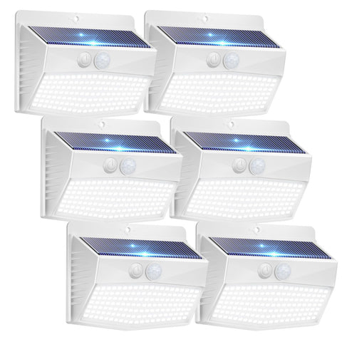 Peasur 138 LED solar light front view for bright outdoors
