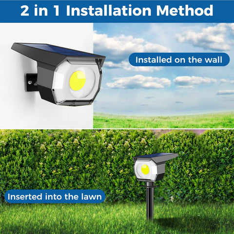 Peasur auto on/off solar lights switch on at dusk.