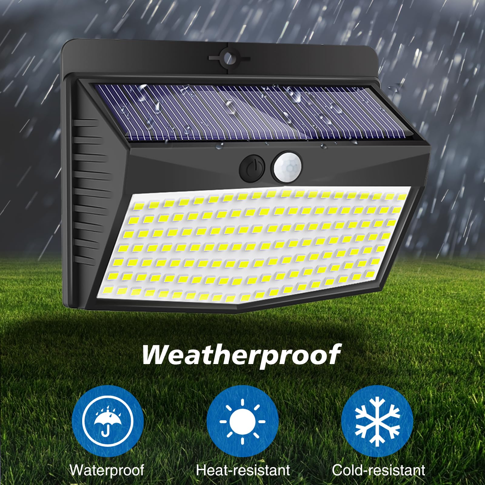 Peasur easy-install wall lights with screws enable fast setup on fences or decks.