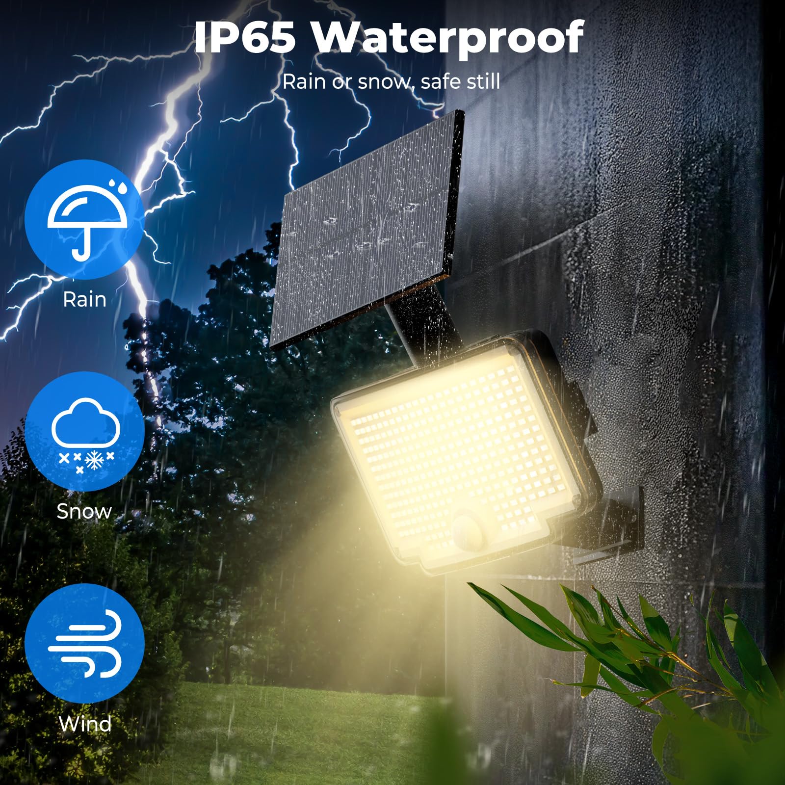 Peasur quick installation lights bring powerful illumination without tools.