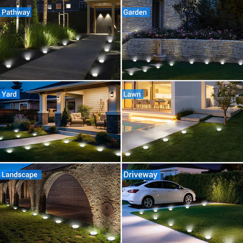 Peasur landscape light enhances gardens and driveways with visibility.