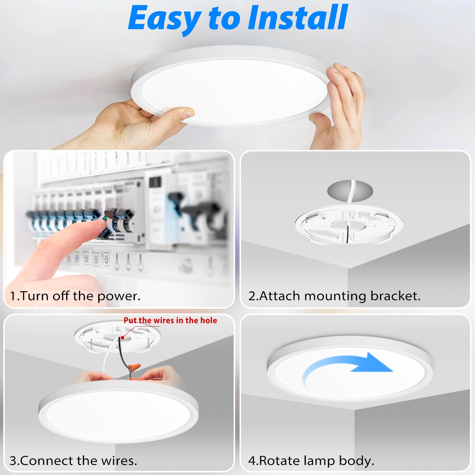 Peasur moisture-proof, dust-proof design suitable for bathrooms and kitchens