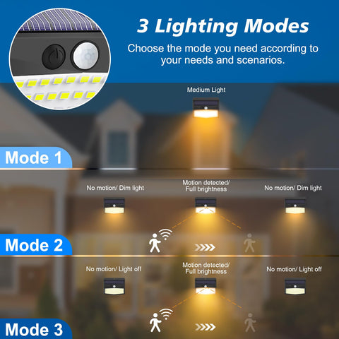 Peasur six-pack solar lights shown with mounting hardware for easy outdoor installation.