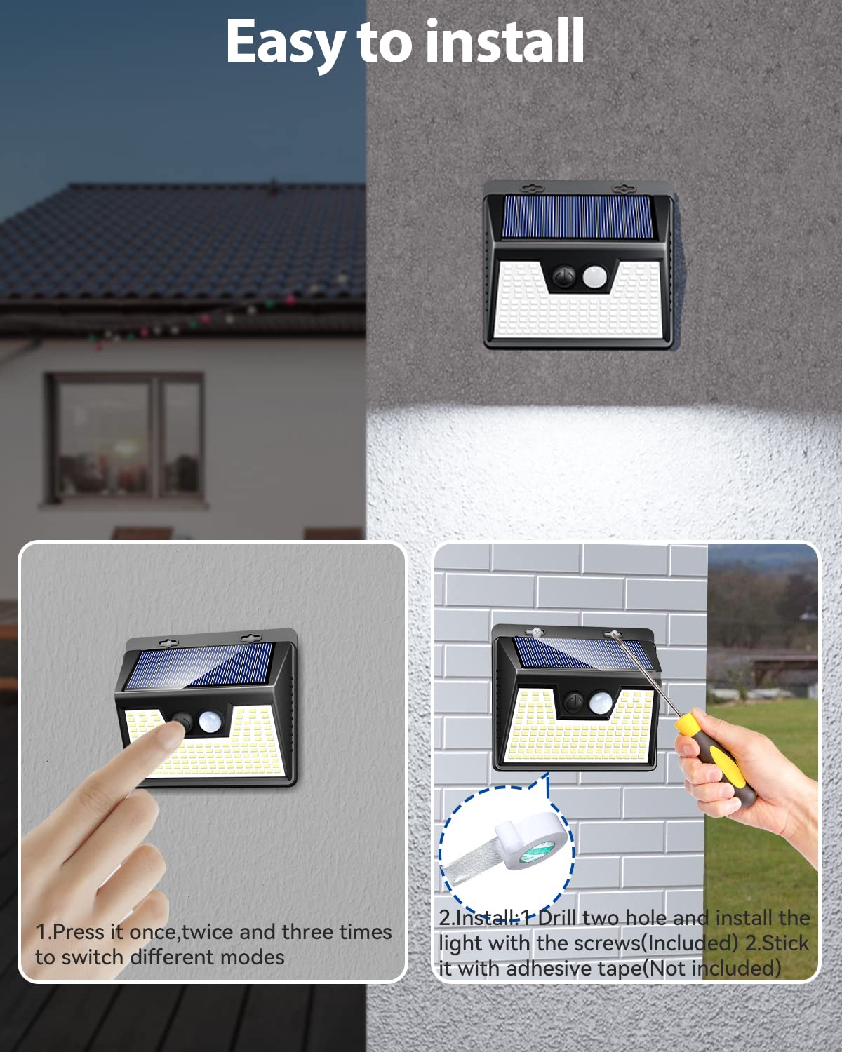 Peasur three-mode design adapts to constant, sensing, and auto modes.