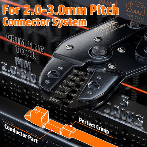 PEBA JST-PH 2-pin connector kit close-up for secure electrical joints.