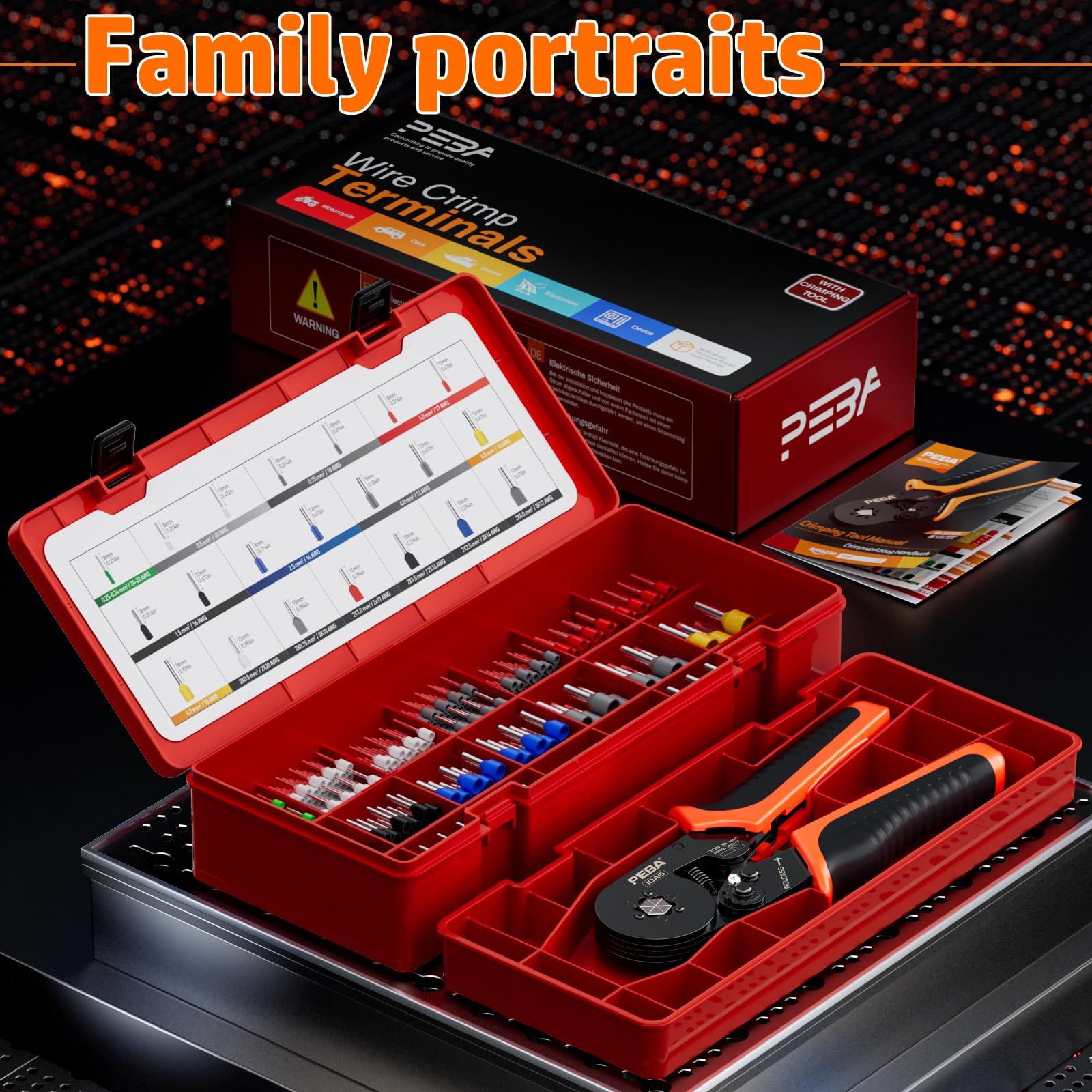 PEBA professional DIY wiring kit for clean installations.