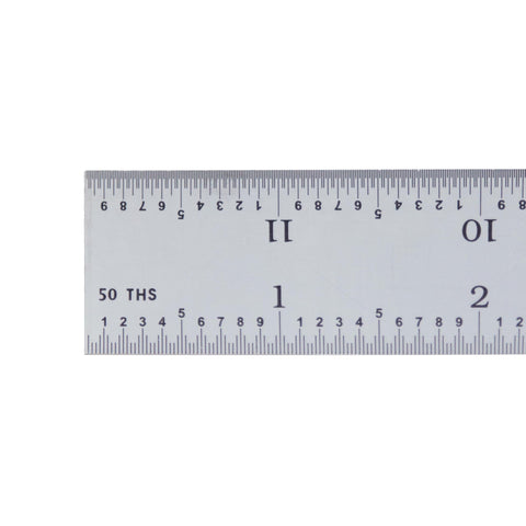 PEC Tools 16R etched graduations for clear fractional and decimal readings