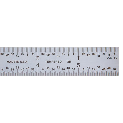PEC Tools ruler with fingerprint-resistant coating for clean readings