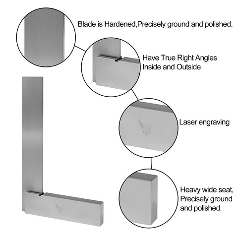 PEC Tools hardened steel construction ensures durable accuracy for woodworking