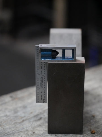 PEC Tools satin chrome finish improves readability during layout work.