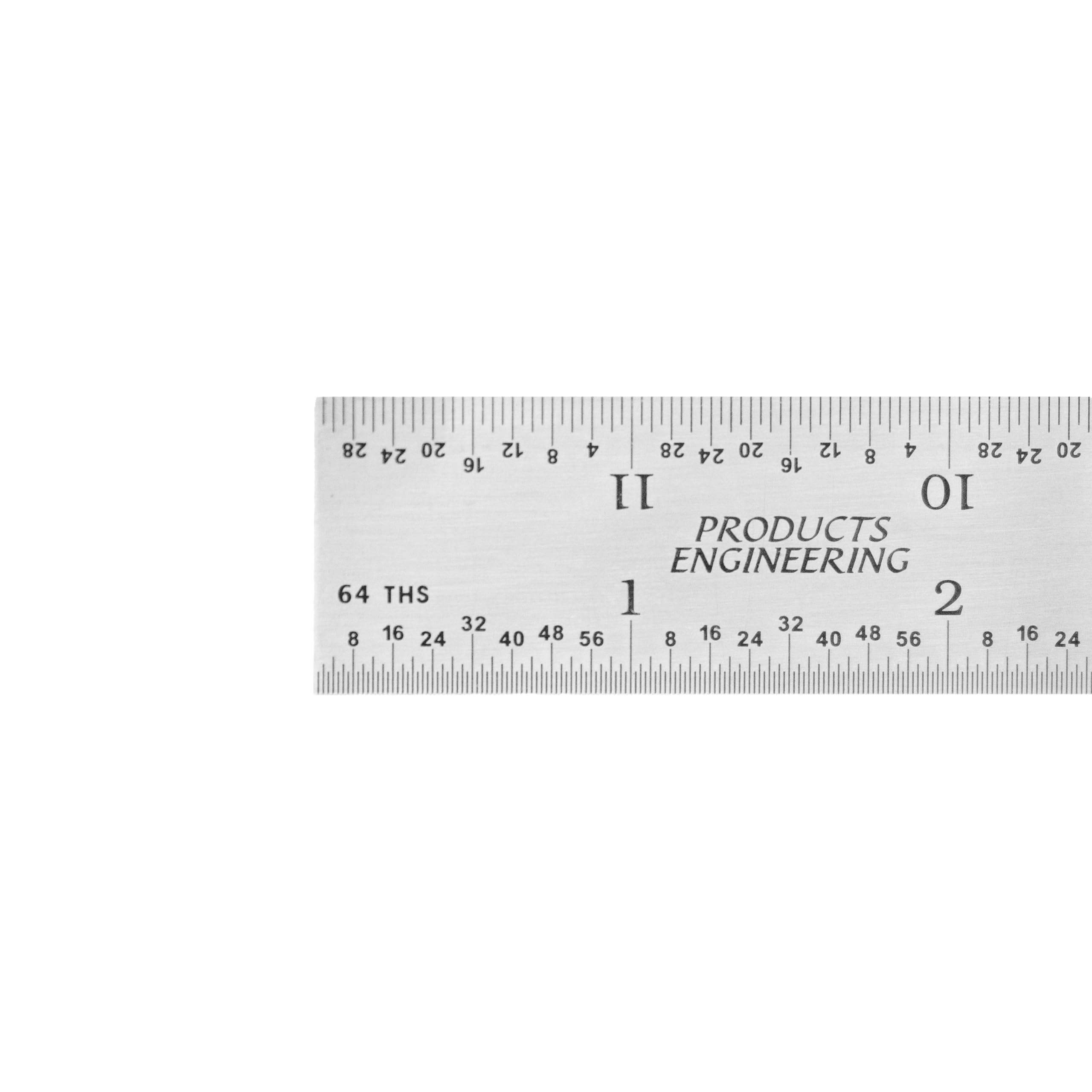PEC Tools etched graduations with black fill for easy readability