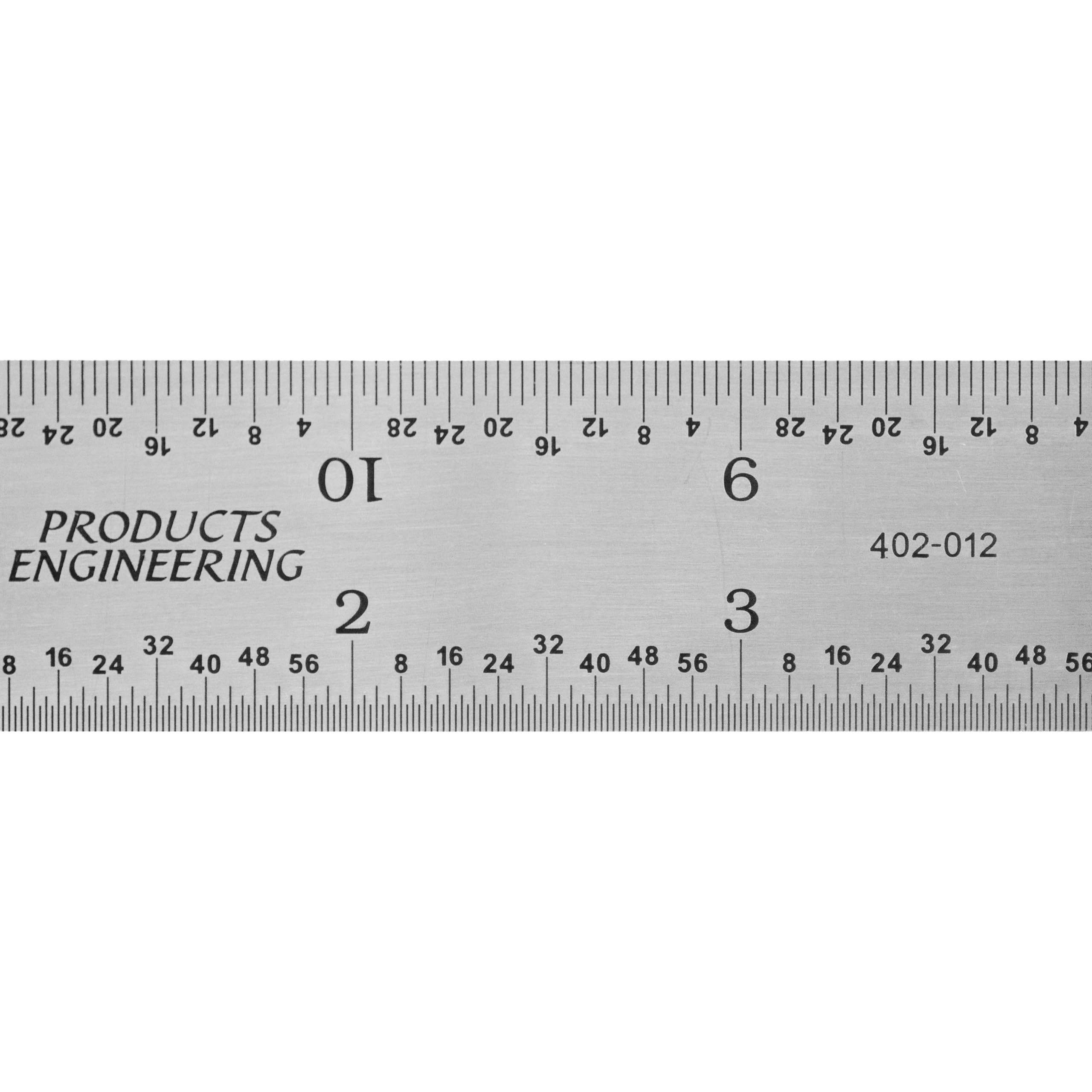 PEC Tools wide rigid ruler minimizes bending for stable measurements
