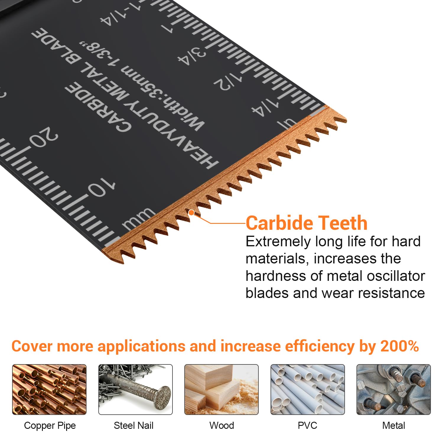 PECHAM carbide teeth blades designed for precise metal cutting