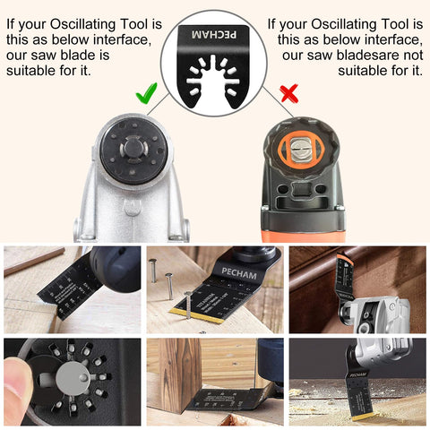 PECHAM precision blades with length markers enable quick, accurate measurements.