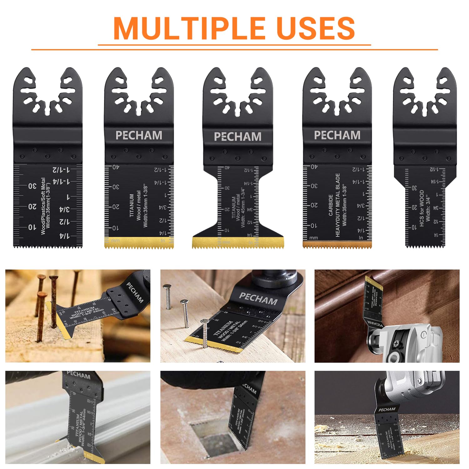 PECHAM quick-change compatible blades simplify tool changes