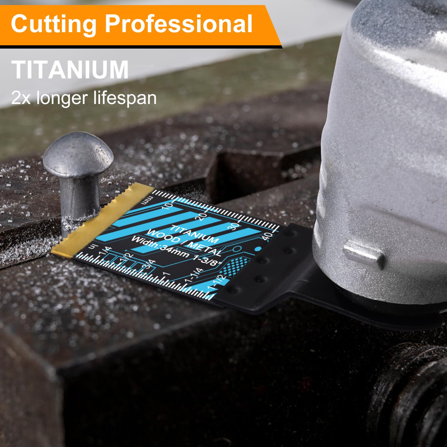 PECHAM titanium-coated teeth deliver longer life for tougher wood and metal jobs