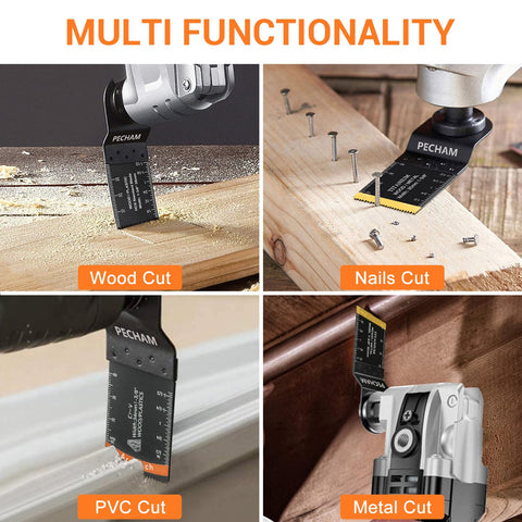 PECHAM universal toolkit blades fit multiple tool brands for versatility.