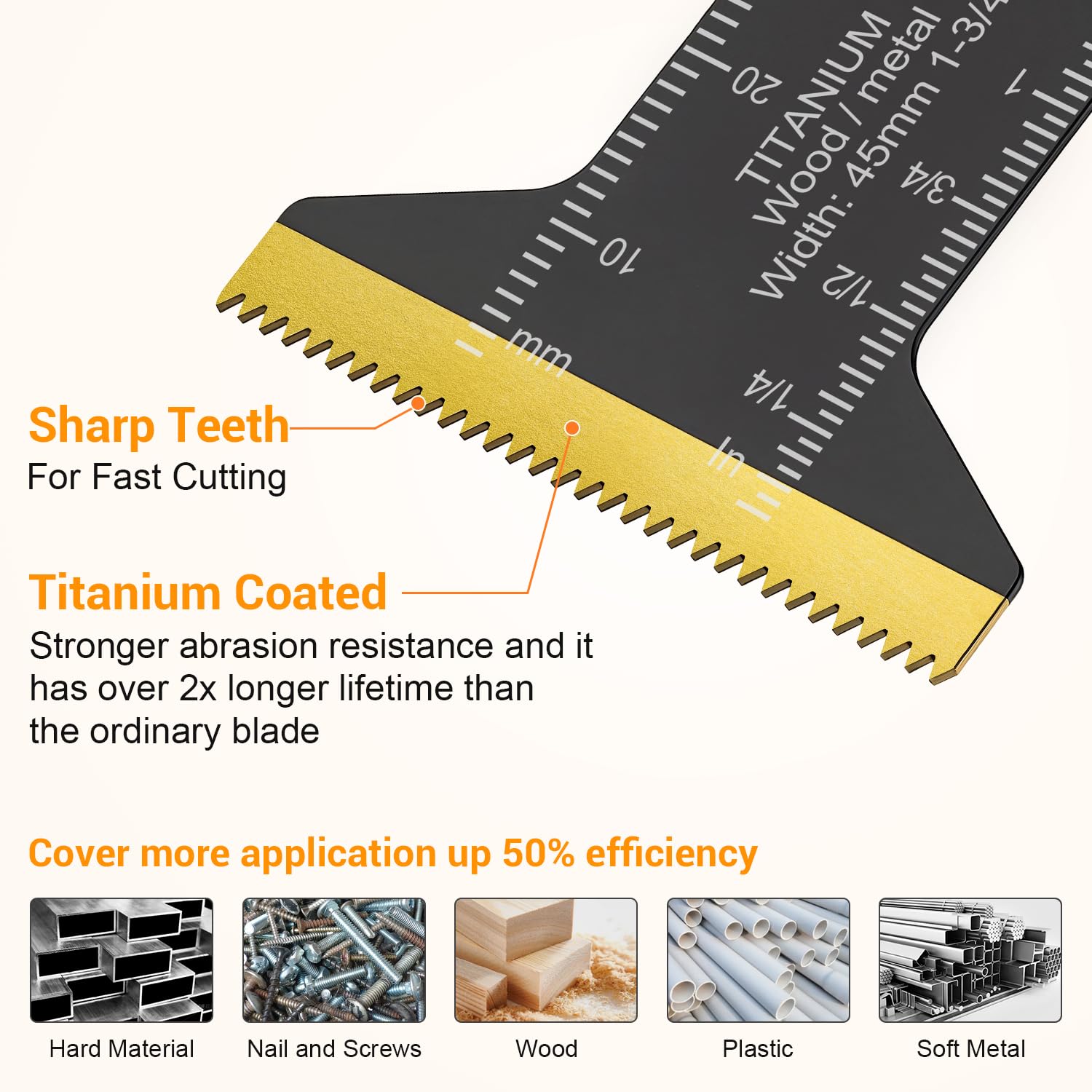 Pecham blades for wood, metal, and plastic cutting tasks with precision