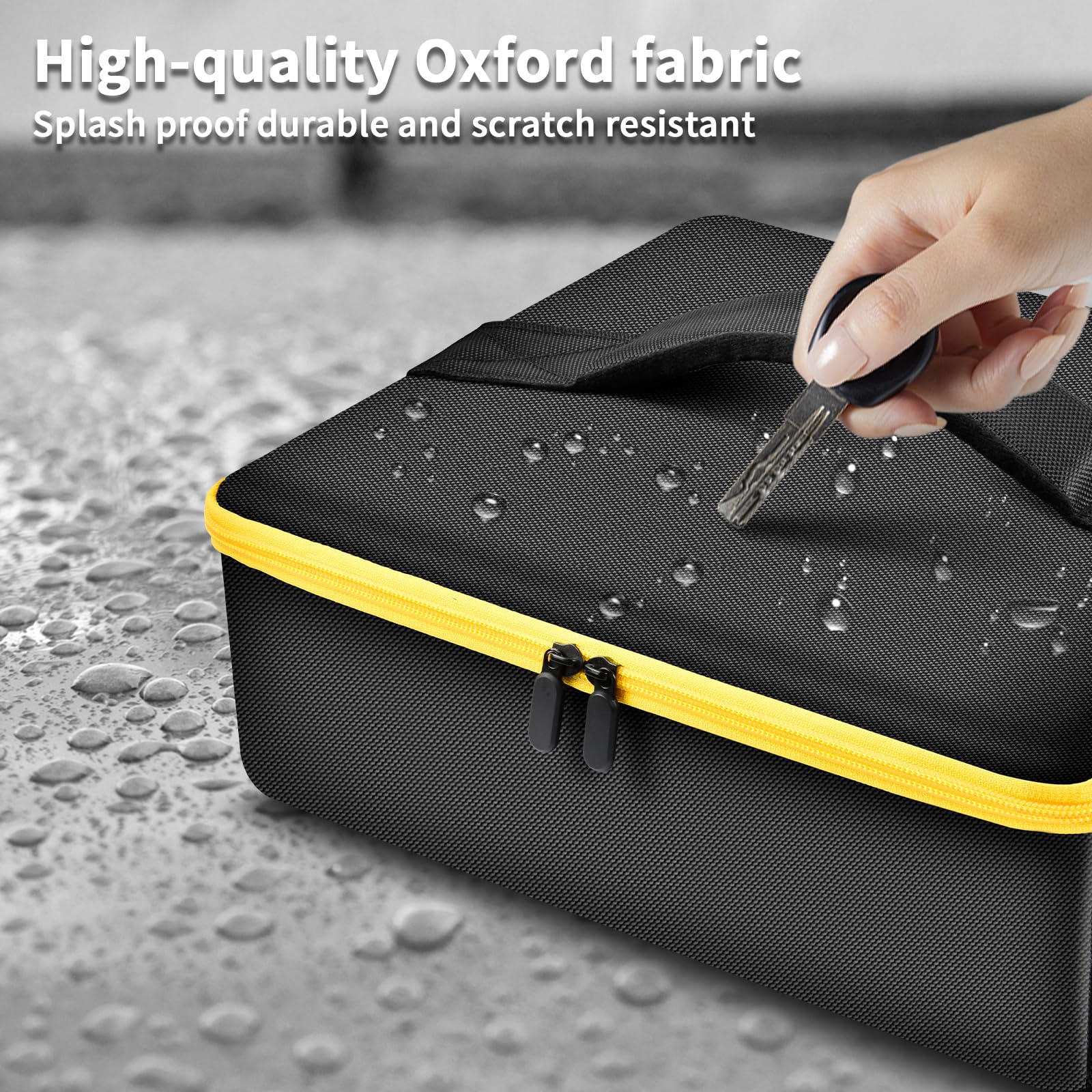 Peciue bag with anti-scratch exterior protects gear during transport