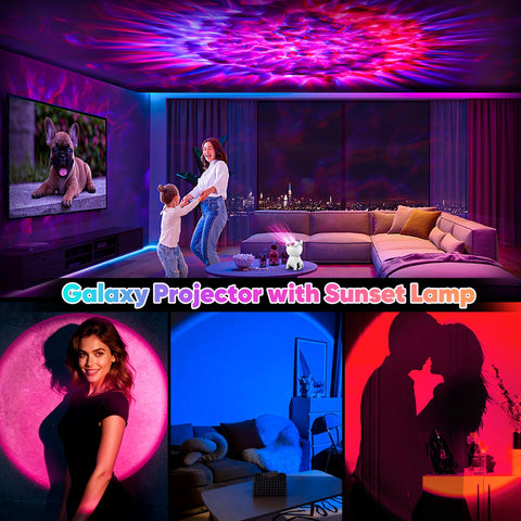 Pedica Galaxy Projector ambient lighting for cozy living room or bedroom