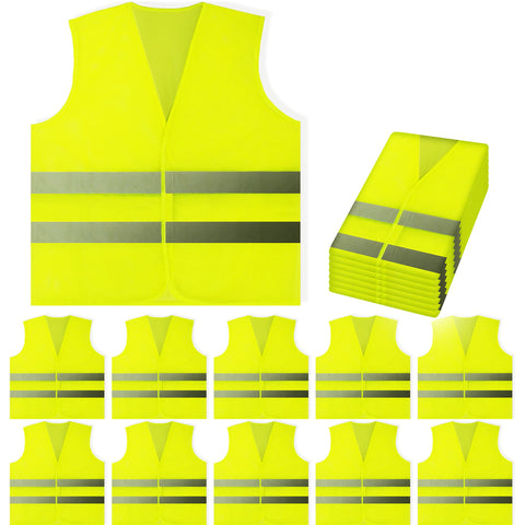 PeerBasics safety vest front view boosts daytime visibility for outdoor work.