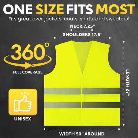 PeerBasics safety vest pack of 10 supports team-wide safety.