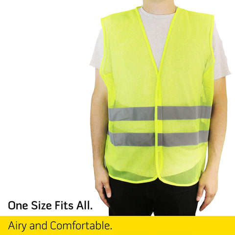 PeerBasics reflective strips close-up highlighting high visibility in low light