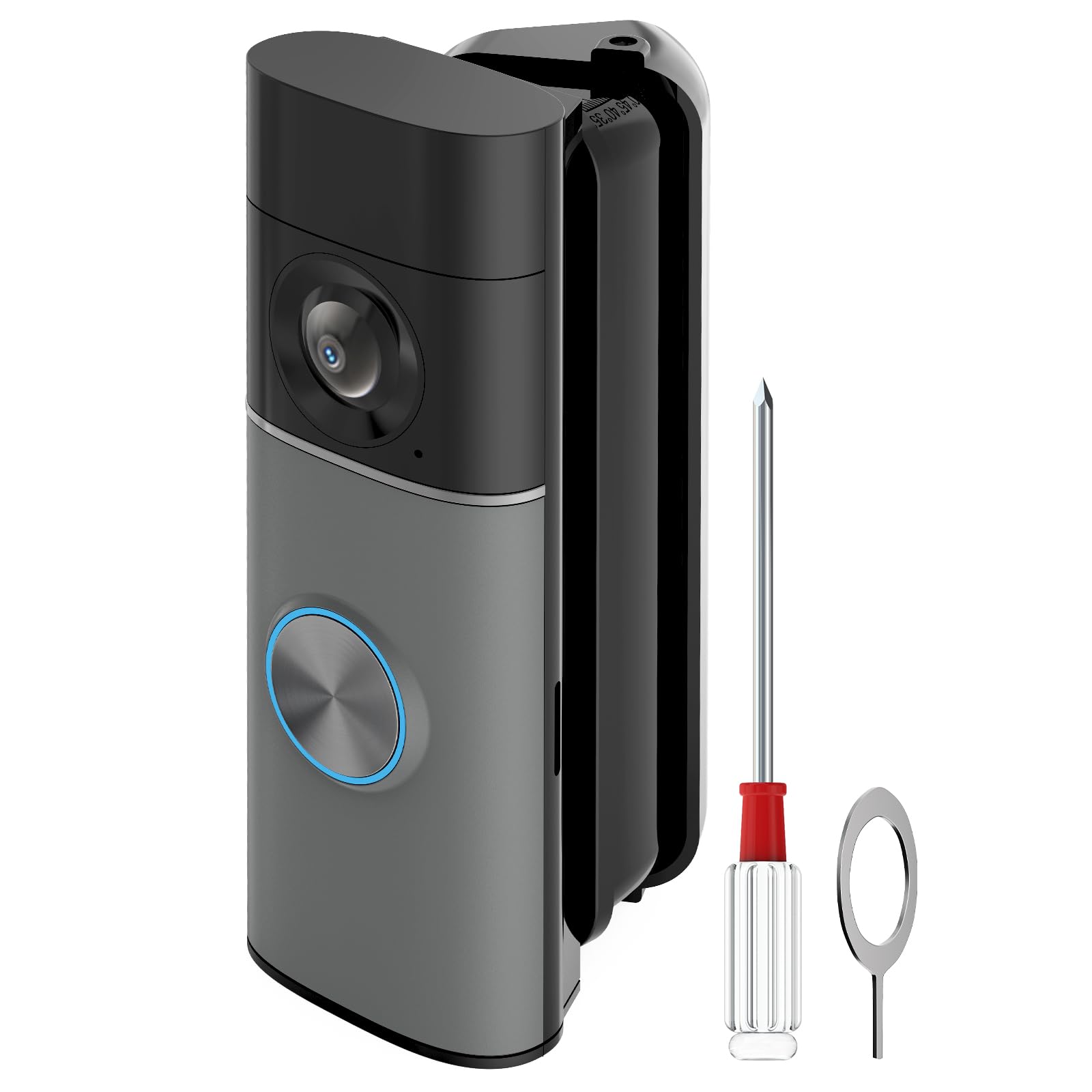 Pefecon R-ing angle mount widens doorbell view with 30-55° adjustability