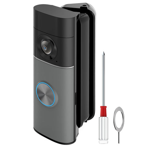 Pefecon R-ing angle mount widens doorbell view with 30-55° adjustability